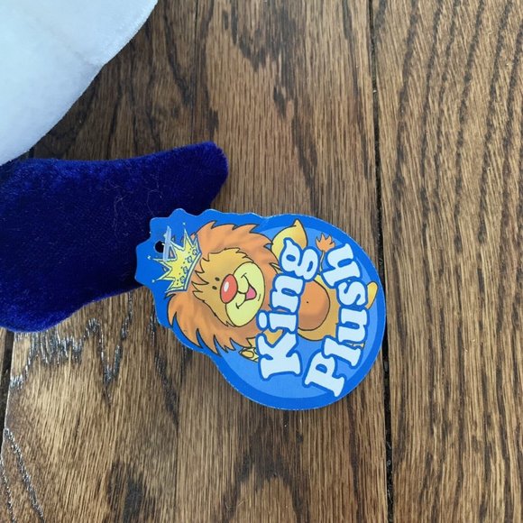 King Plush Fish Sailfish Shiny Fin Blue Sea Creature Long Nose Vintage? W/ Tag - Picture 5 of 7